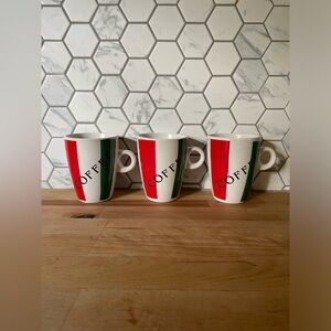 Set Of Three Godinger Coffee Cups